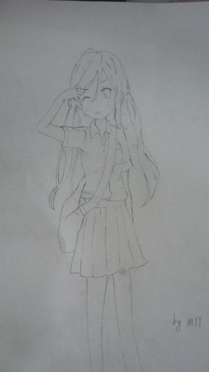 双马尾女孩?
