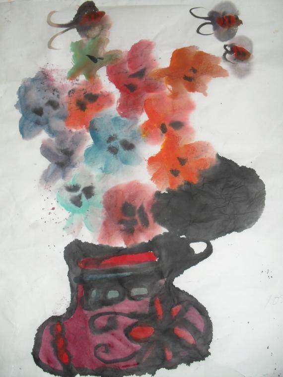 国画繁华似锦