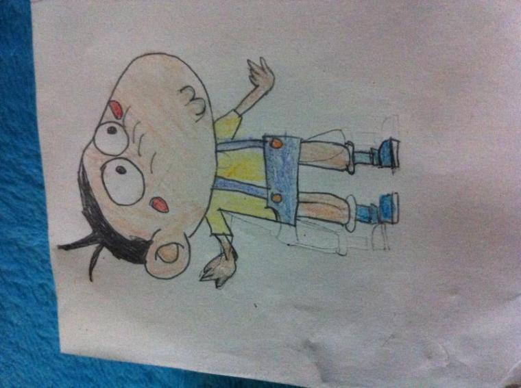 天赋秀场 绘画作品 徐佳成 六年级 龙游县西门小学 阿u 绘画作品徐佳