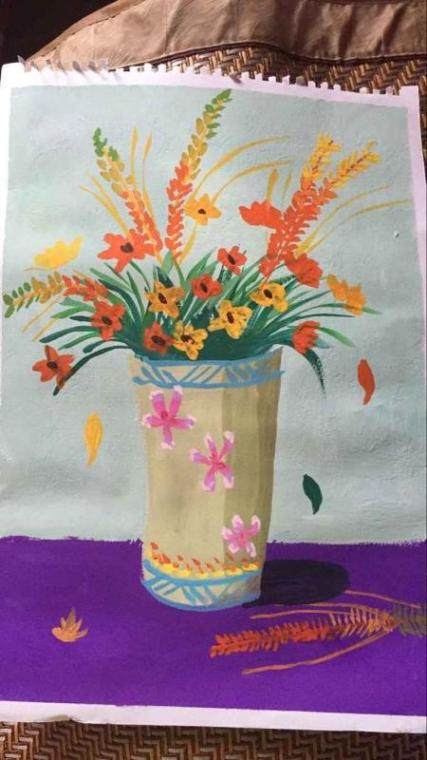 水粉画