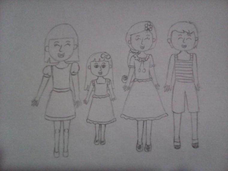 十年后的一家人