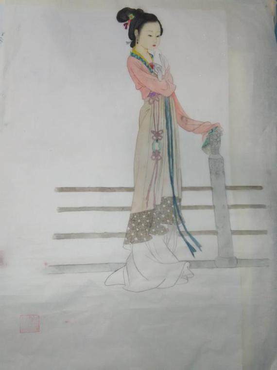 国画仕女图