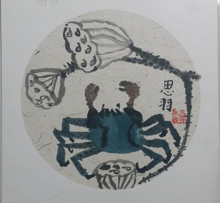 水墨 — 螃蟹