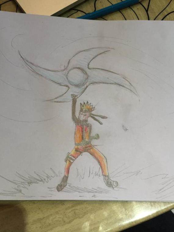 鸣人螺旋手里剑