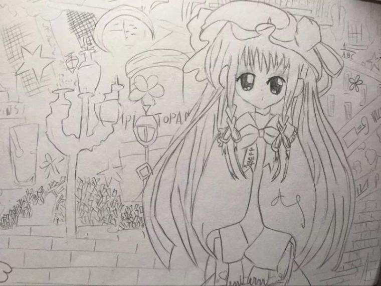 动漫素描