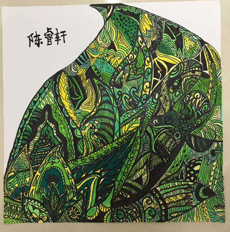 一片大绿叶