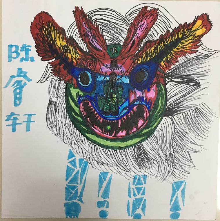 线描---狮子