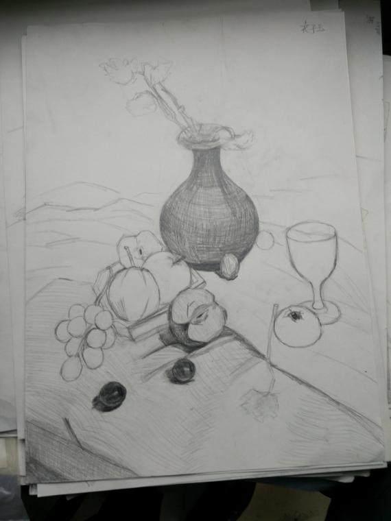 素描半成品