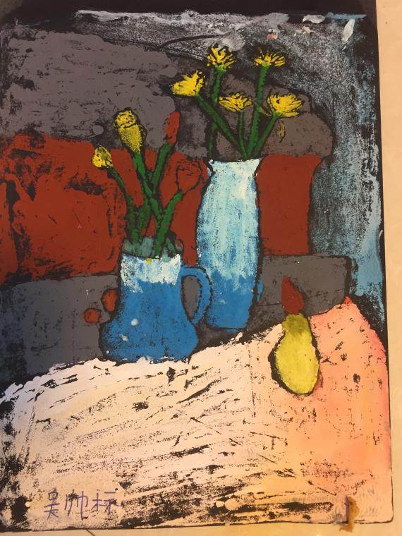 写生印画-拓画 吴帅标美术班作