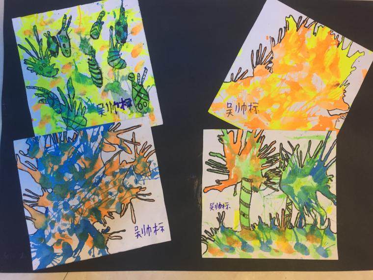 吹像画——吴帅标美术班作品