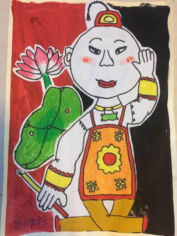 剪切年娃——吴帅标美术班作品