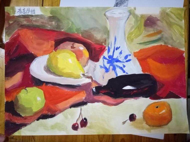 素描色彩