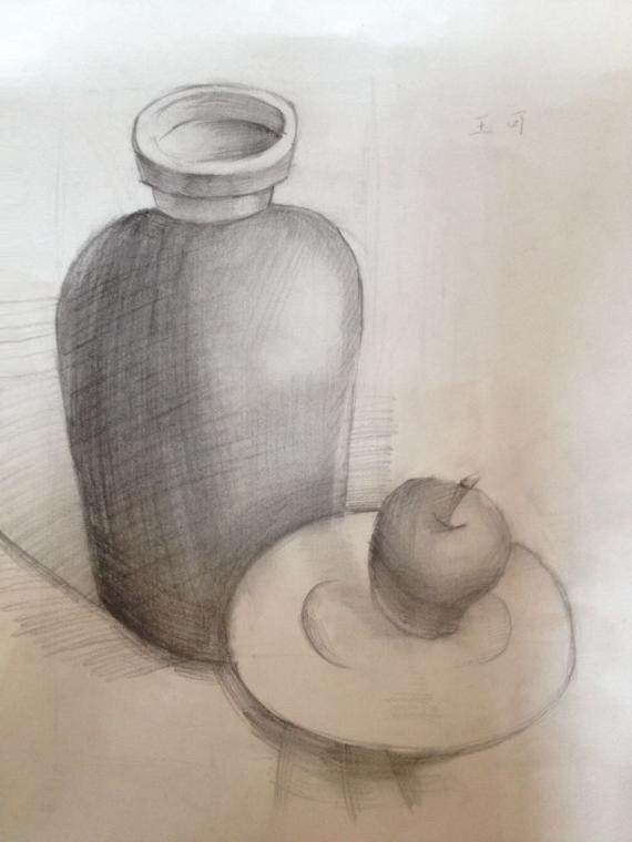 静物素描